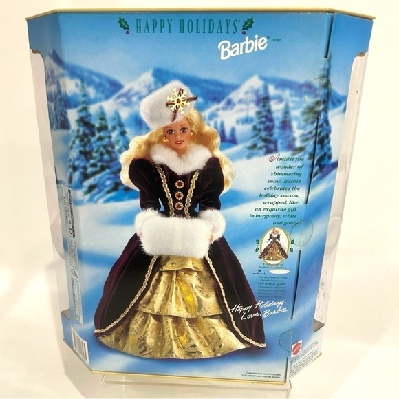 Barbie Vintage 1996 Happy Holidays RARE Barbie Doll by Mattel Collectors Dream - Picture 3 of 7